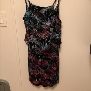 Floral Print Sleeveless Romper